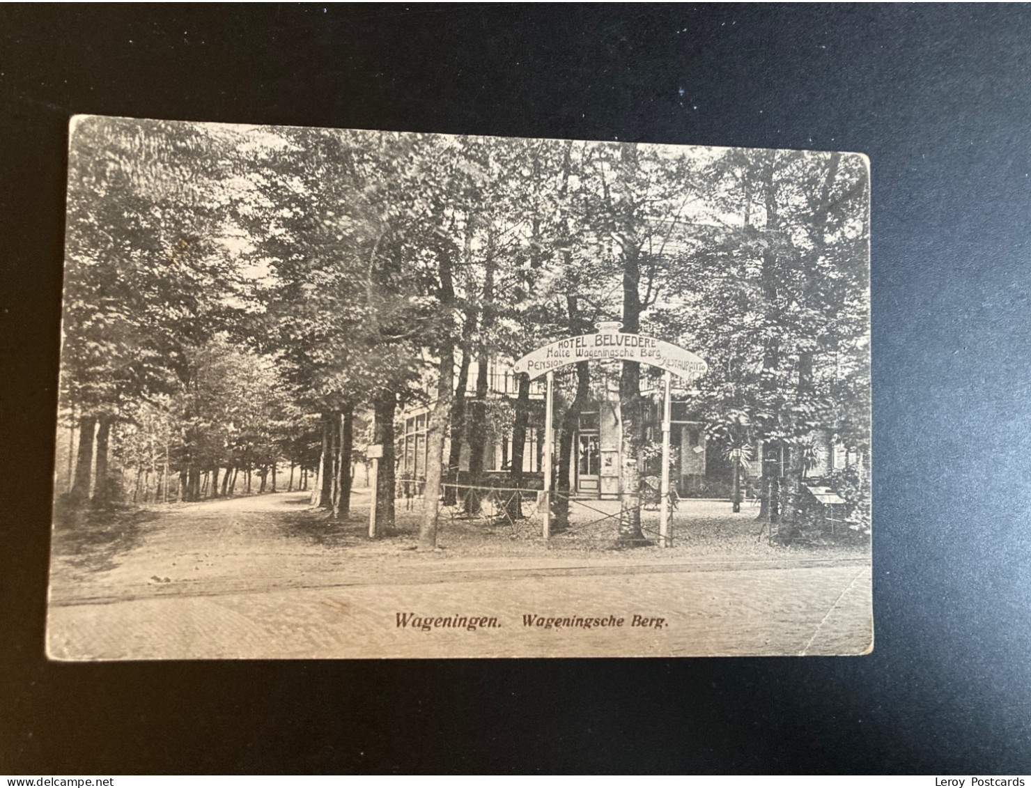 A297 Wageningen Wageningsche Berg Hotel Belvedère 1922 - Wageningen