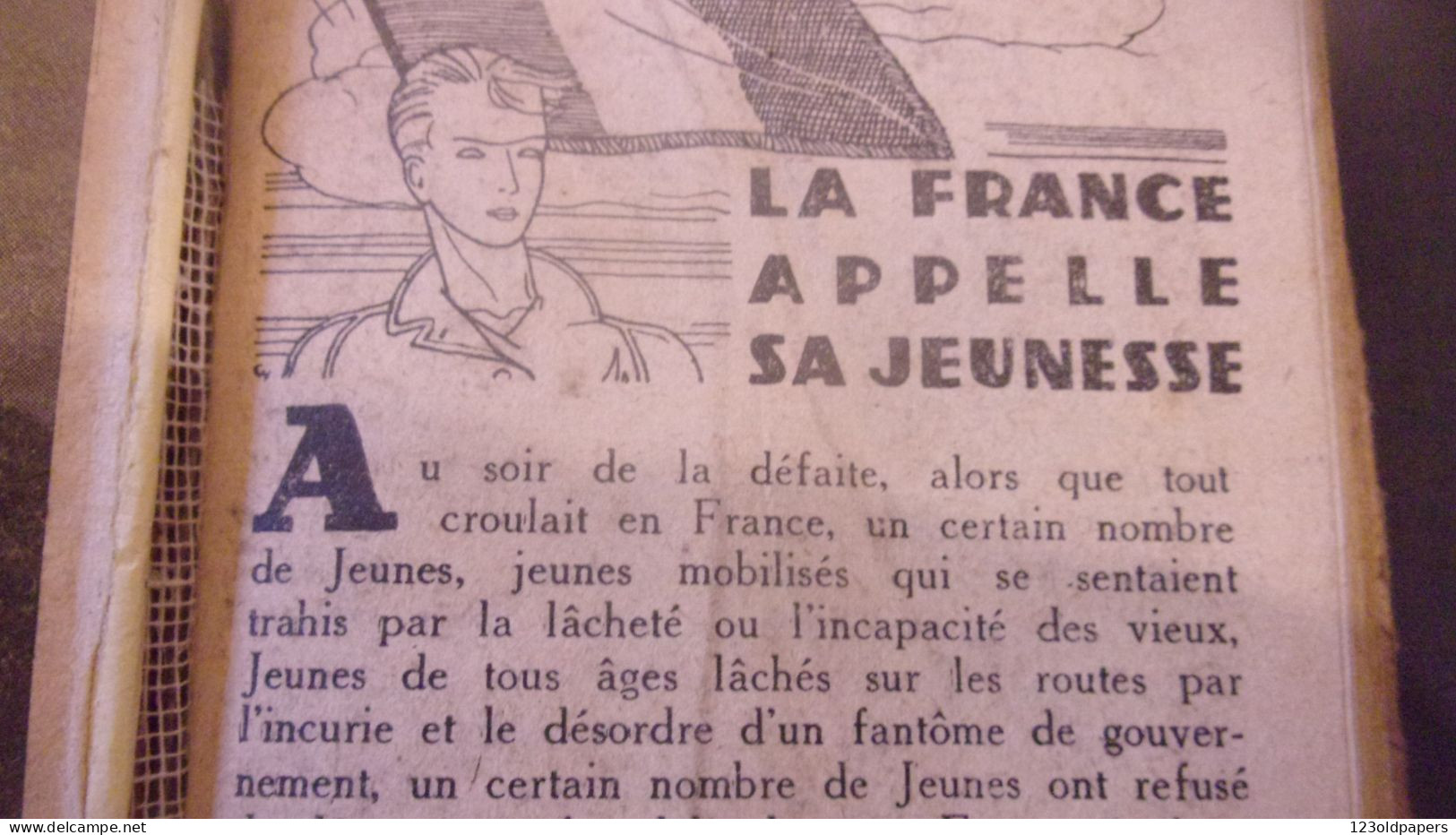 Agenda De La Jeunesse 1941 SCOUTISME PETAIN - 1939-45