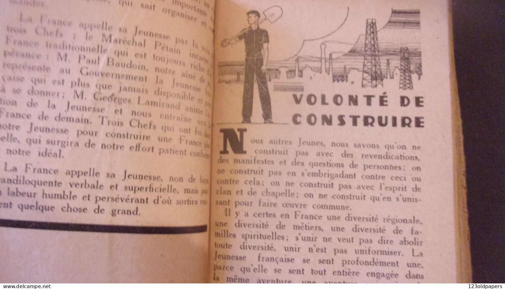 Agenda De La Jeunesse 1941 SCOUTISME PETAIN - 1939-45