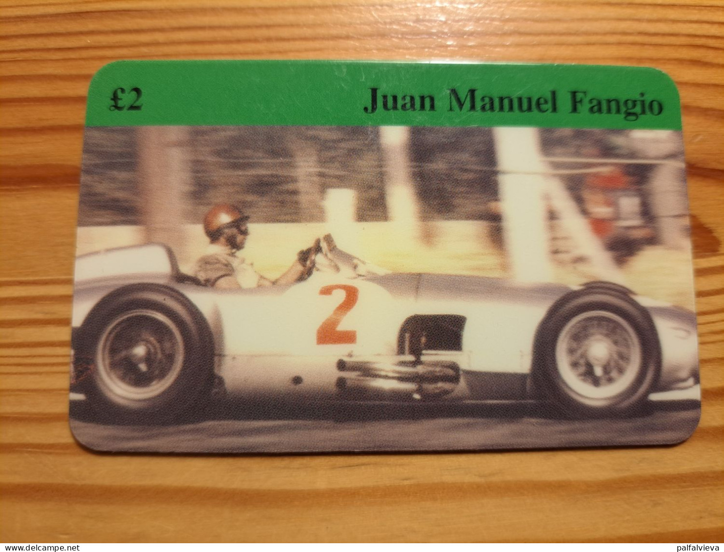 Prepaid Phonecard United Kingdom - Car Race, F1, Juan Manuel Fangio - Emissioni Imprese