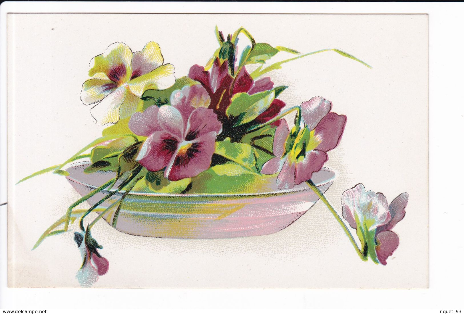 Lot 6 Cp - Bouquets De Fleurs Divers (voir Scans) - Colecciones Y Lotes