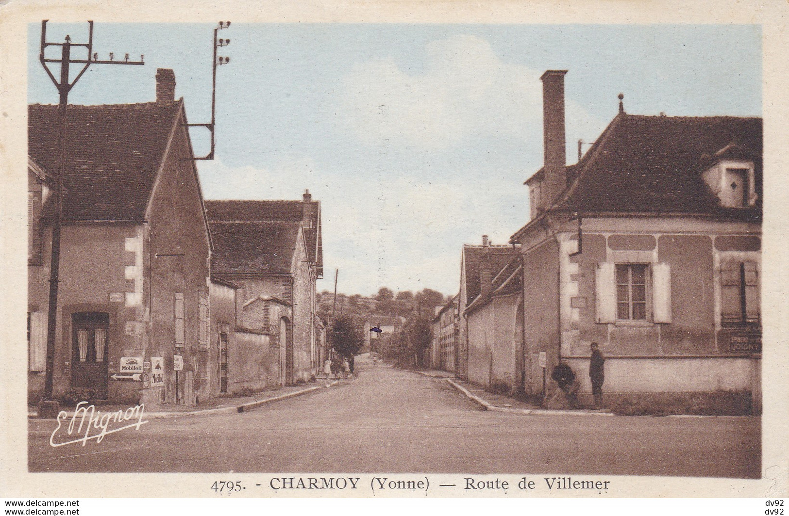 YONNE CHARMOY ROUTE DE VILLEMER - Charmoy