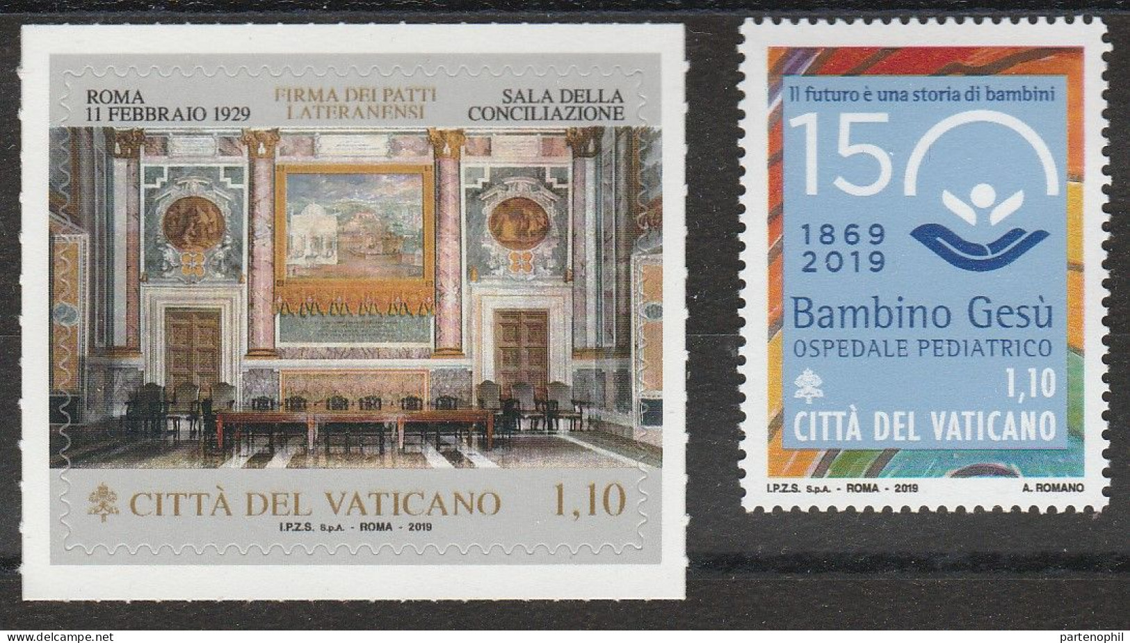 Vaticano - 2019 Joint Issue Emissione Congiunta MNH - Joint Issues