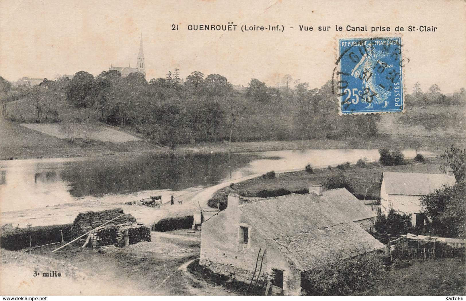 Guenrouet * Vue Sur Le Canal Prise De St Clair - Guenrouet