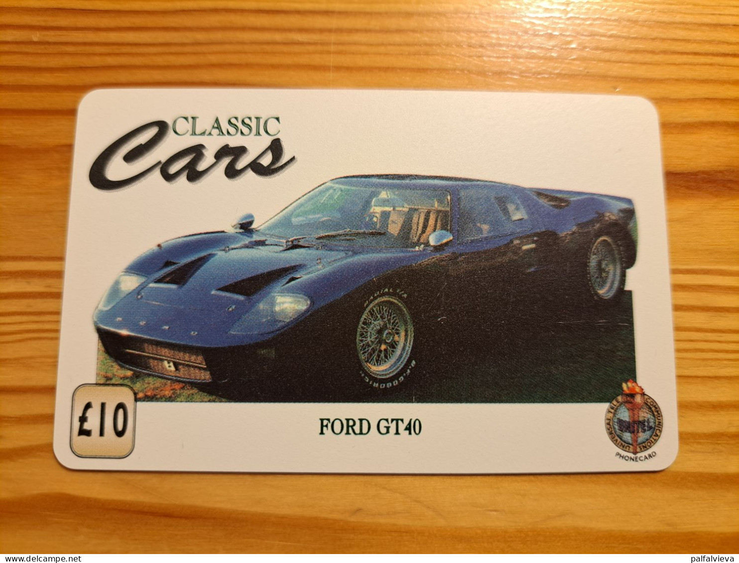 Prepaid Phonecard United Kingdom, Unitel - Classic Cars, Ford GT40 - [ 8] Firmeneigene Ausgaben