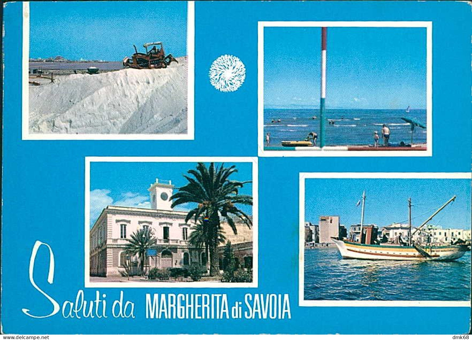 SANTA MARGHERITA DI SAVOIA ( BARLETTA ) SALUTI / VEDUTINE - EDIZ. IST. AZIENDA DI SOGGIORNO E TURISMO - 1970s  (19009) - Barletta