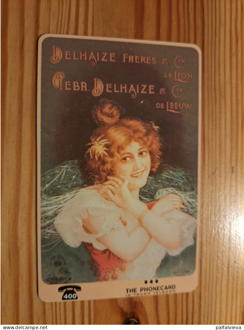 Prepaid Phonecard IBelgium, In Touch - Historic Poster, Woman - [2] Prepaid- Und Aufladkarten