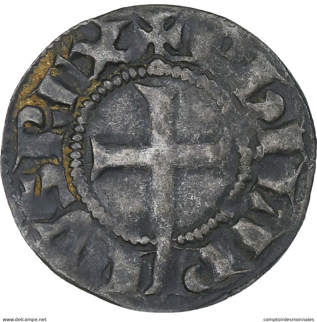 France, Philippe IV Le Bel, Bourgeois Simple, 1311-1314, TTB, Billon - 1285-1314 Felipe IV El Hermoso