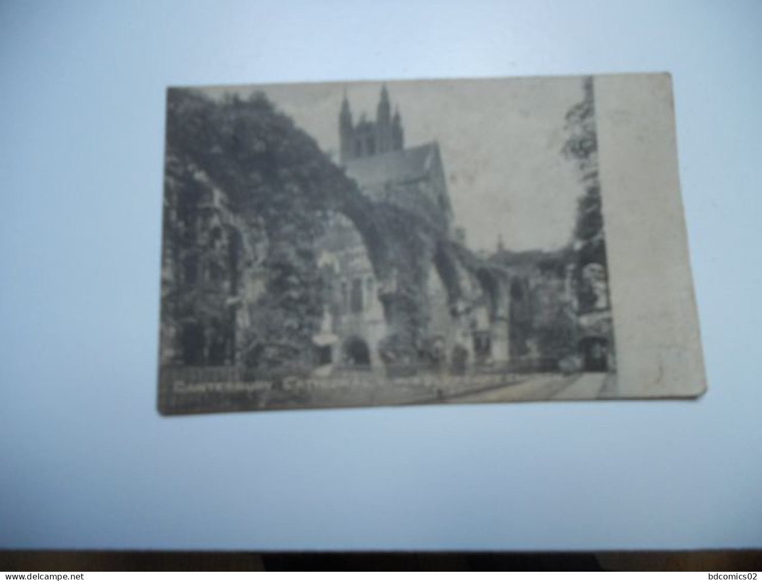 Angleterre Carte Postale , Kent, Canterbury Cathedral, Ruins Old Priory Church écriture Voyagé - Canterbury