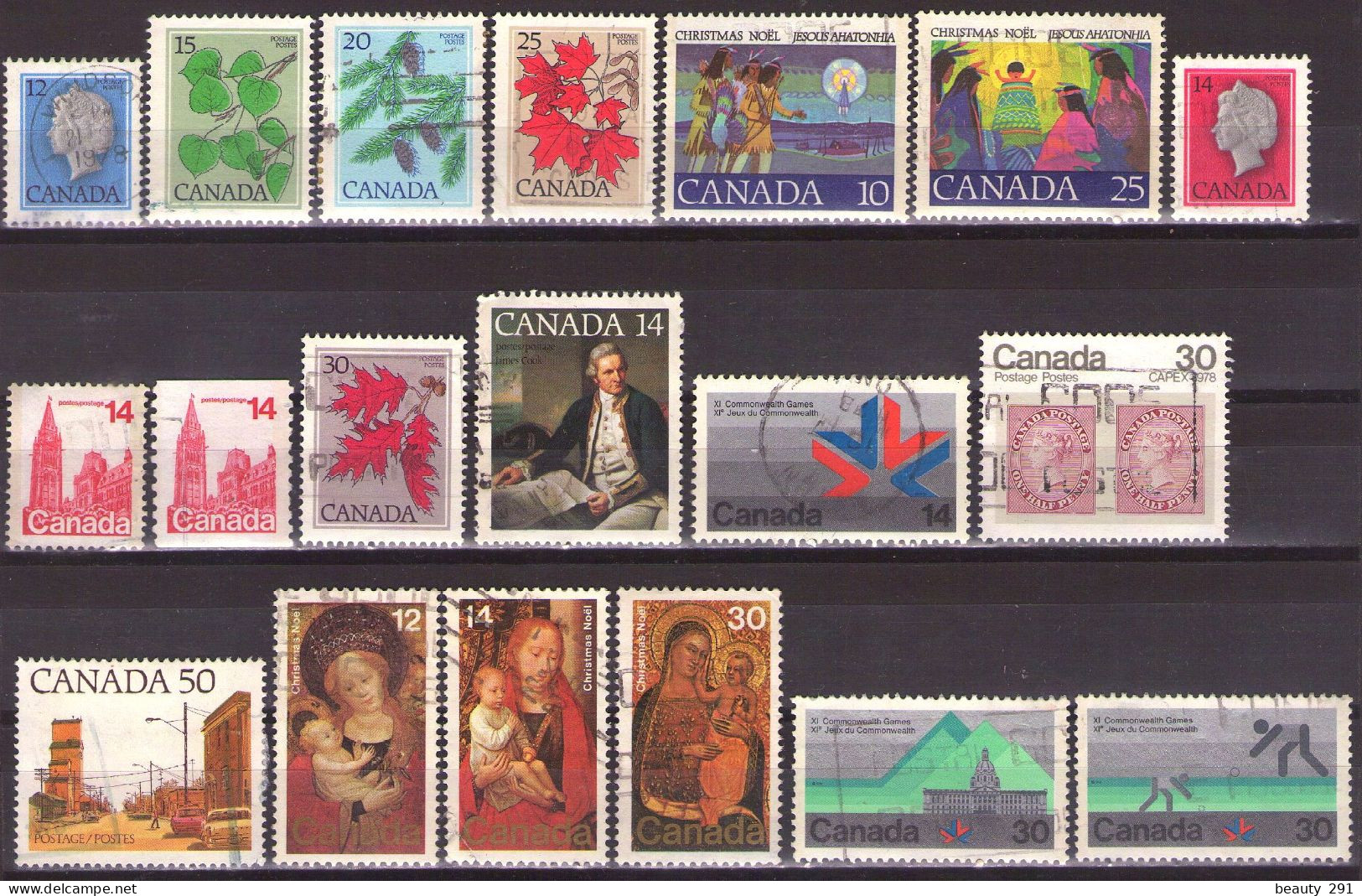 Canada 1977-1978 - ELIZABETH II - LOT - USED - Oblitérés