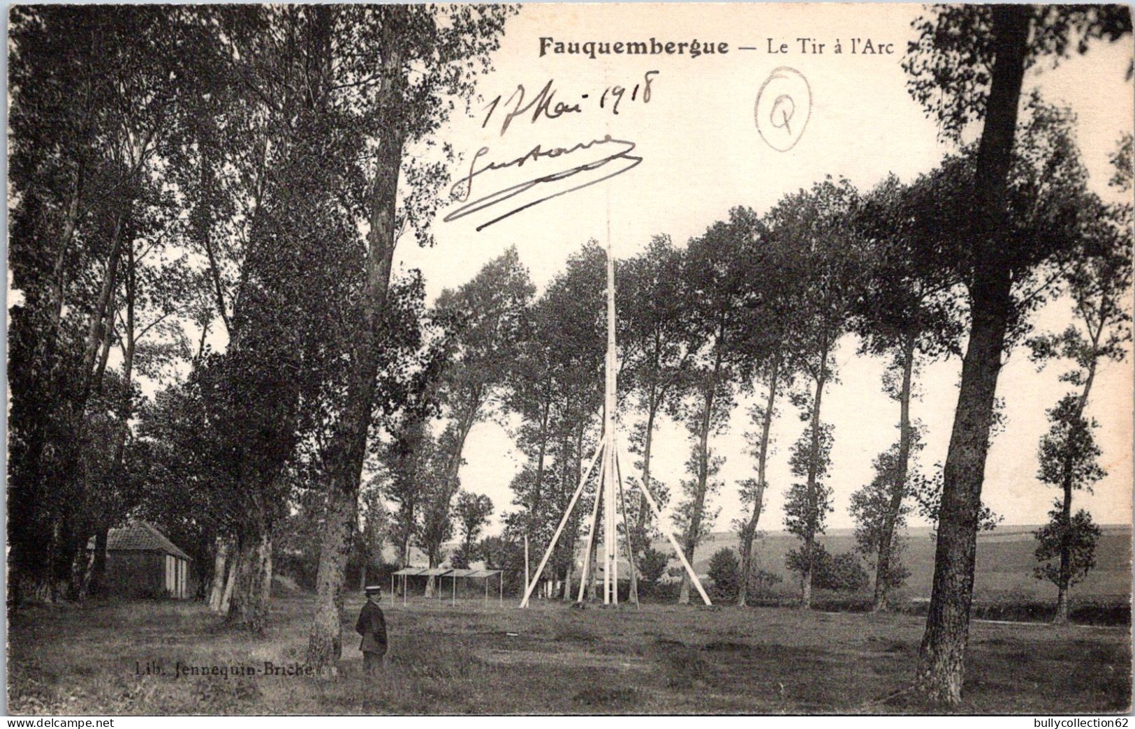 CPA  - SELECTION - FAUQUEMBERGUES - Le Tir à L'Arc - Fauquembergues