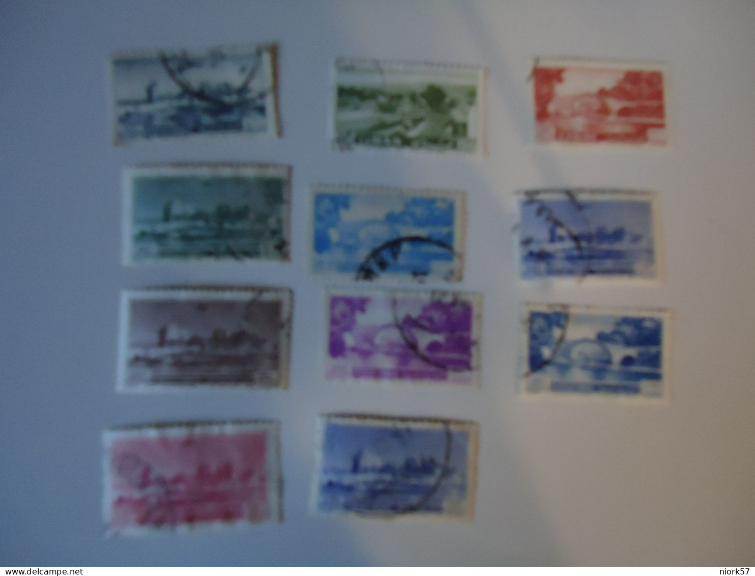 LIBAN  LEBANON USED    11 STAMPS  LANDSCAPES MOMUMENTS - Lebanon