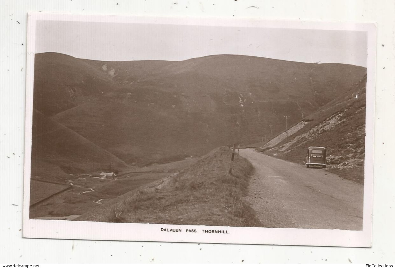 Cp, Ecosse, Dalveen Pass. Thornhill, Automobile, Vierge - Dumfriesshire