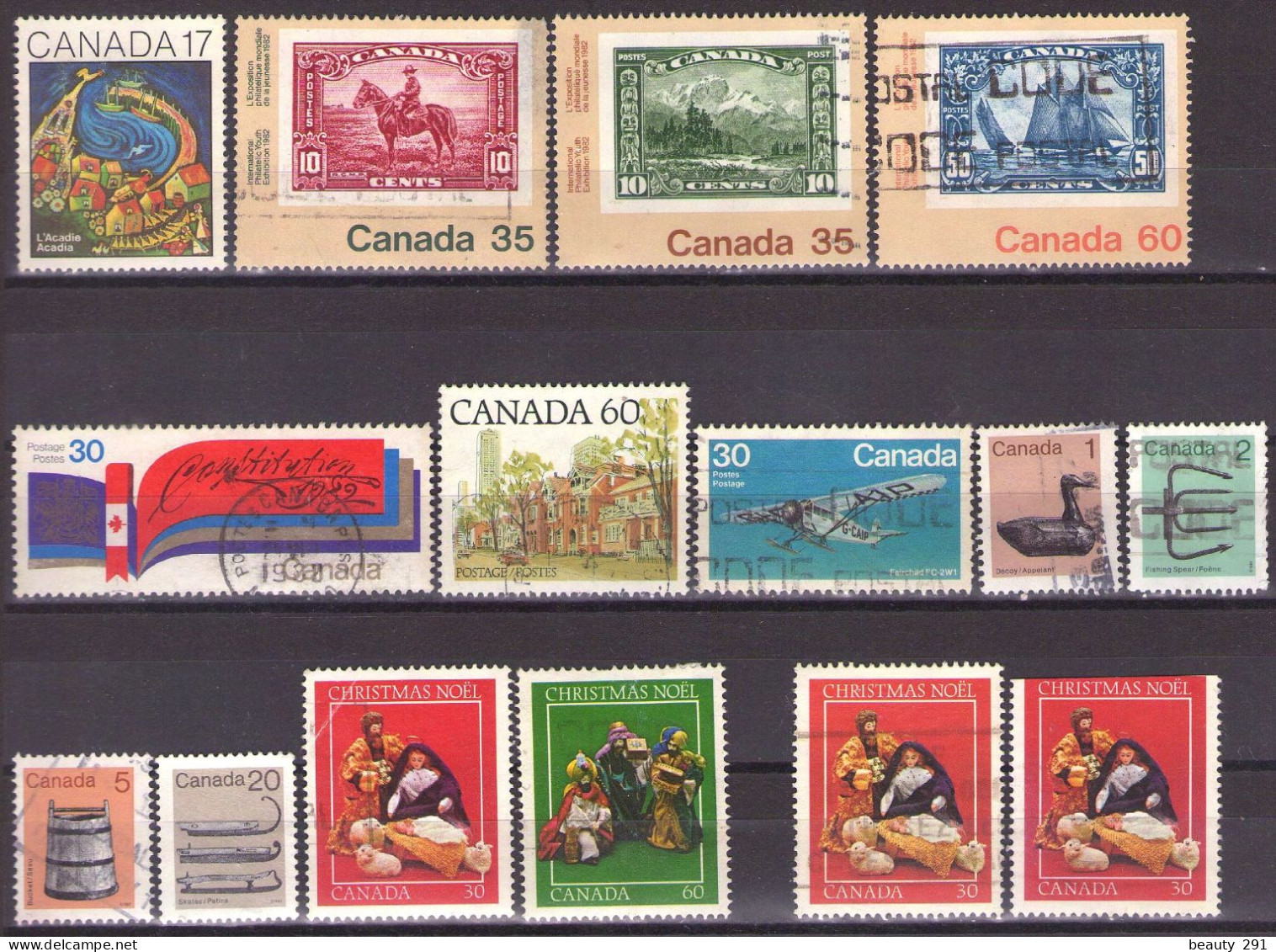 Canada 1981-1982 - ELIZABETH II - LOT - USED - Oblitérés