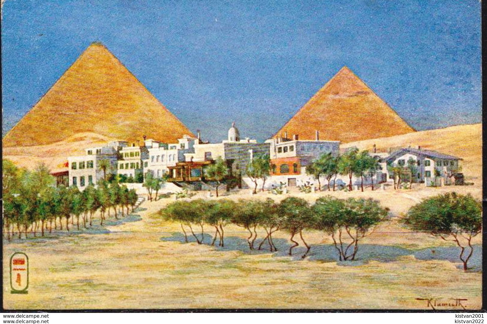 Egypt Mint PPC, Mena House Hotel - Pyramides