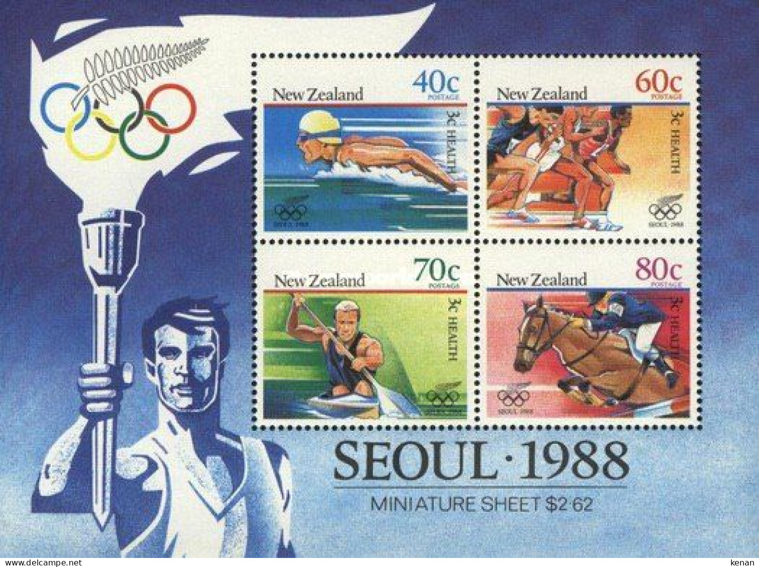 New Zealand, 1988, Mi: Block 16 )MNH) - Ongebruikt