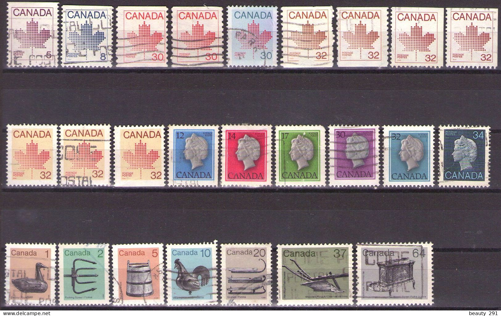 Canada 1983-1986 - ELIZABETH II - LOT - USED - Used Stamps