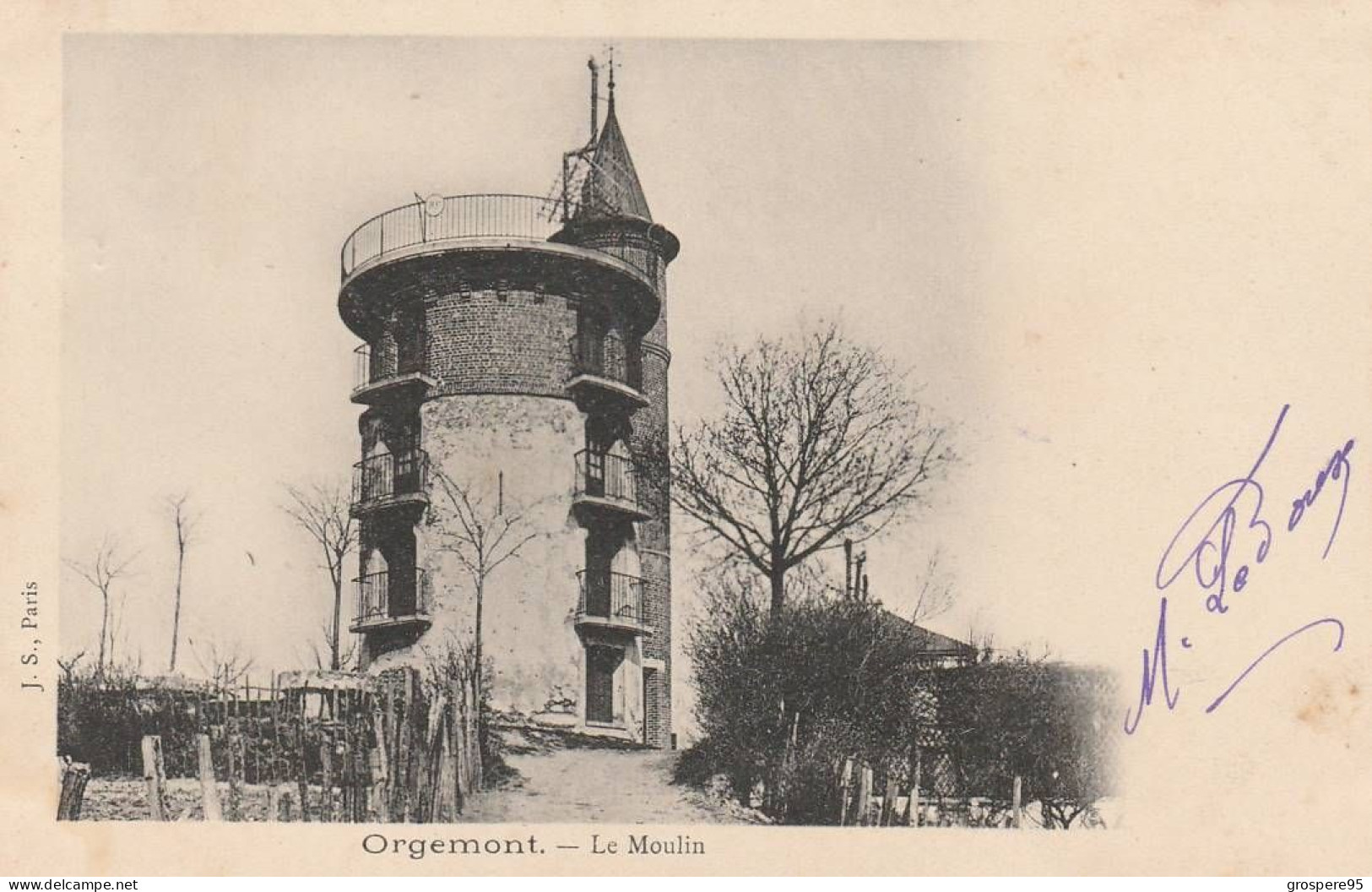 ARGENTEUIL ORGEMONT LE MOULIN PRECURSEUR 1902 - Argenteuil