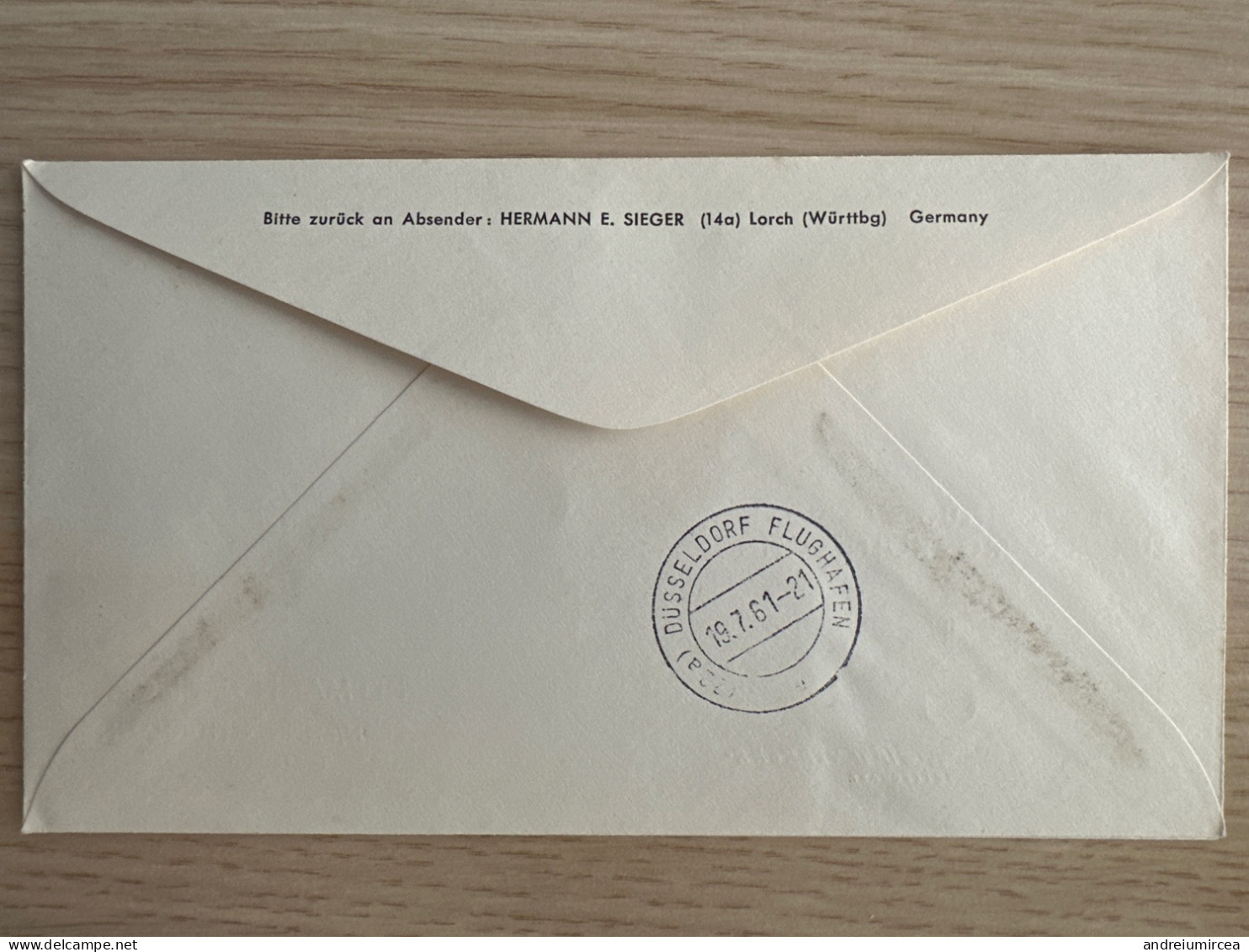 1961 Premier Vol Postal Luxembourg-Koln/Bonn - Brieven En Documenten