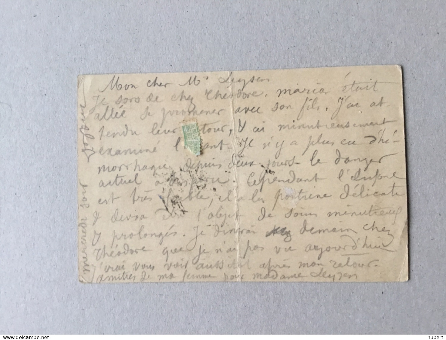 Entier Postal 119CP DE Paris Vers Berlare Belgique En 1888 - Precursor Cards