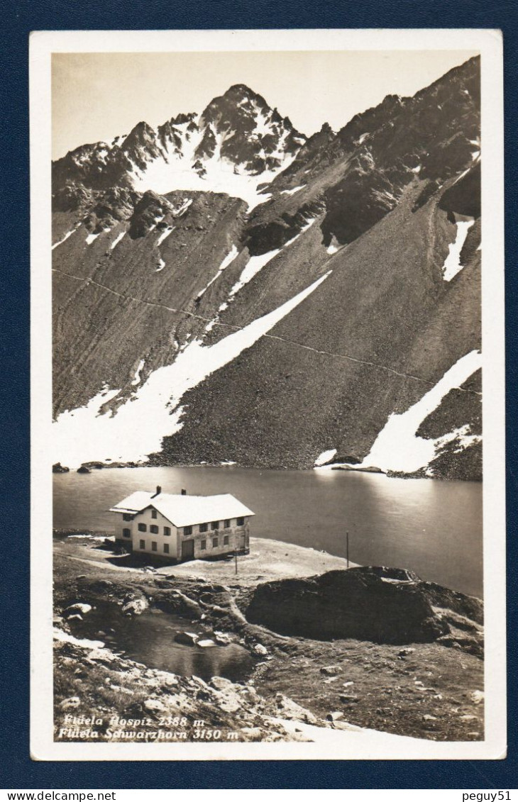 Grisons. Davos. Flüelapass. Flüela Hôtel-Hospiz( 2388 M). Flüela Schwarzhorn (3150 M). 1933 - Davos