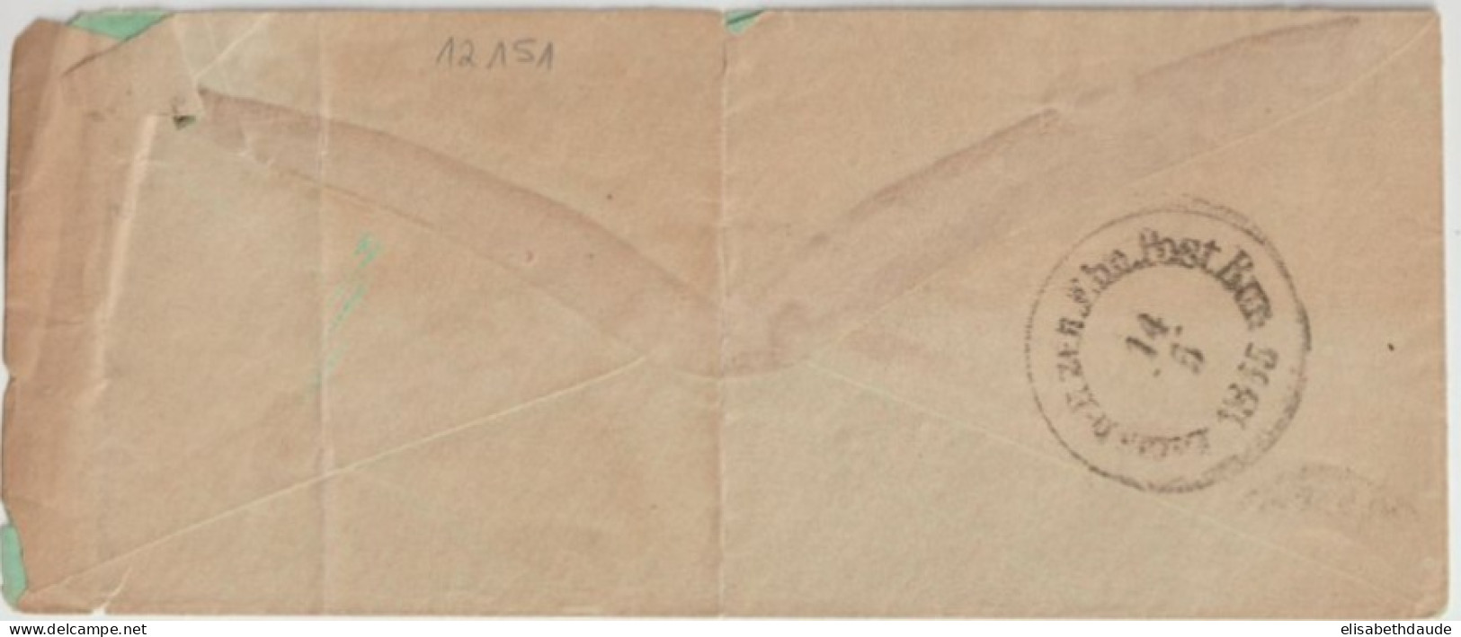 1865 - SCHLESWIG-HOLSTEIN - ENVELOPPE De KIEL BAHNHOF => MELDORF - Schleswig-Holstein