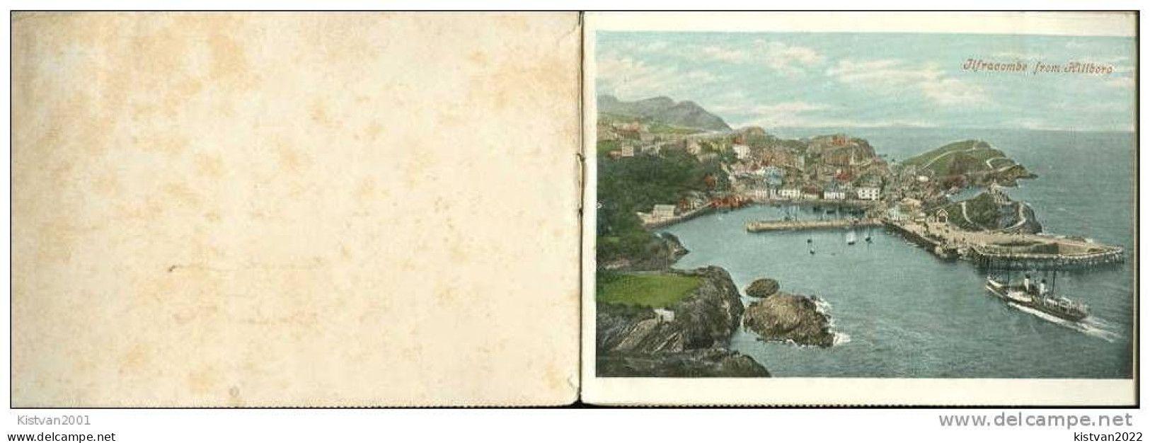 Letter Card From Ilfracombe With 8 Pictures From 1906 - Ilfracombe