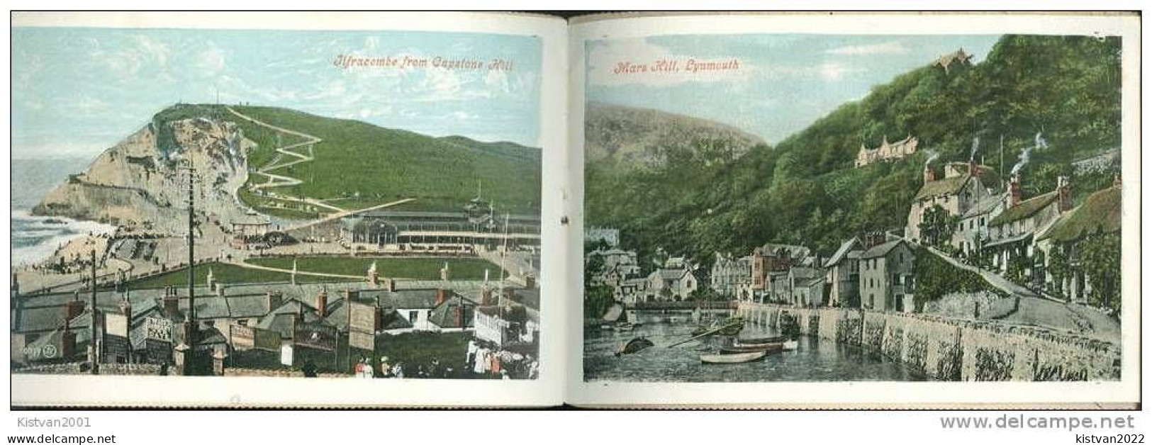 Letter Card From Ilfracombe With 8 Pictures From 1906 - Ilfracombe