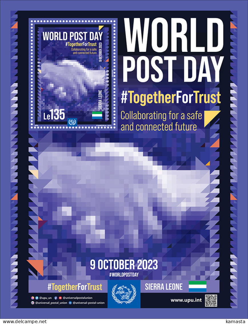 Sierra Leone 2023 World Post Day. (562b) OFFICIAL ISSUE - Poste