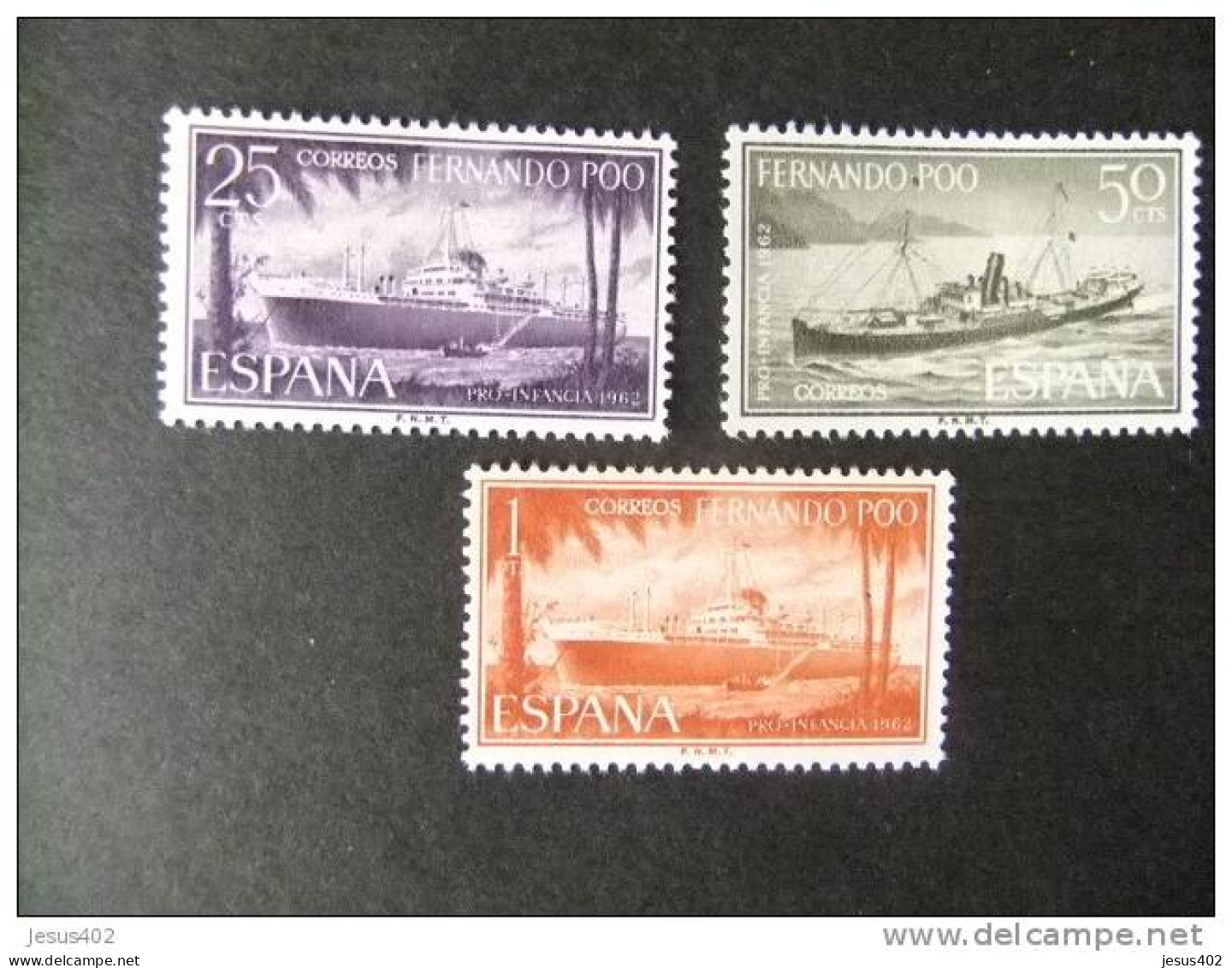 FERNANDO POO - Años 1960 -1964 -- 7  SERIES  MNH Nuevos Sin Charnela  Valor Cat  +15€ (animales+  Barcos+ Otros) - Fernando Poo