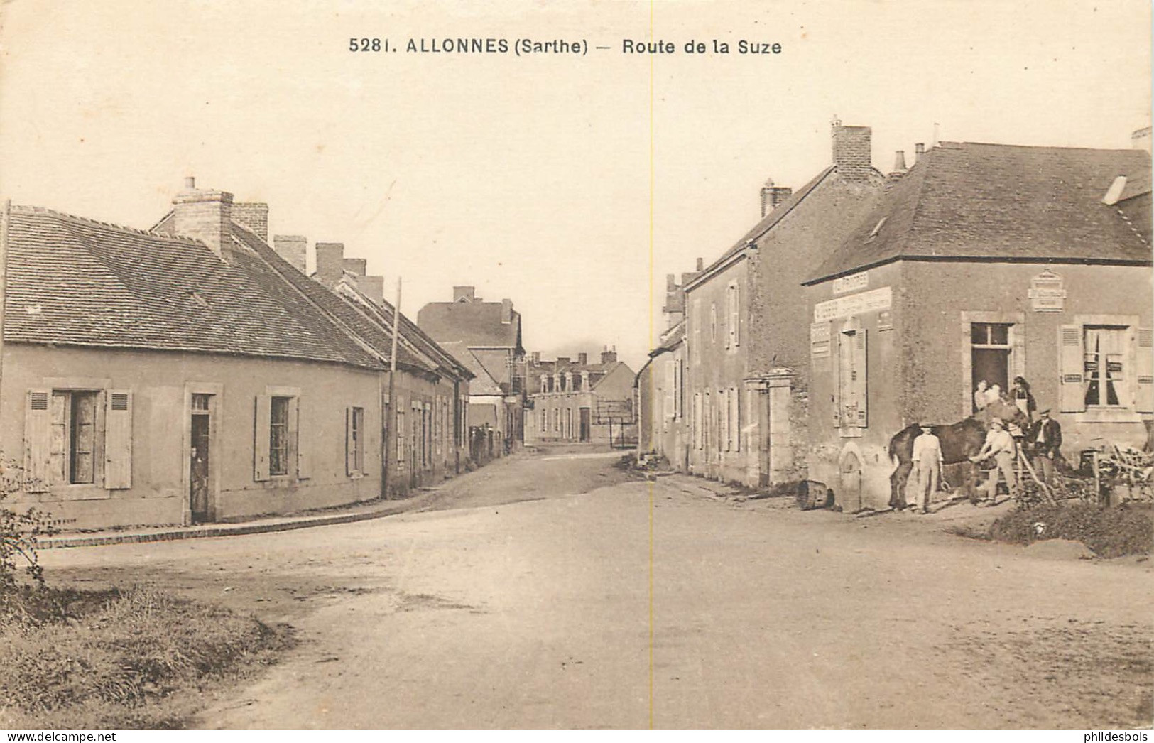 SARTHE  ALLONNES  Route De La Suze - Allonnes