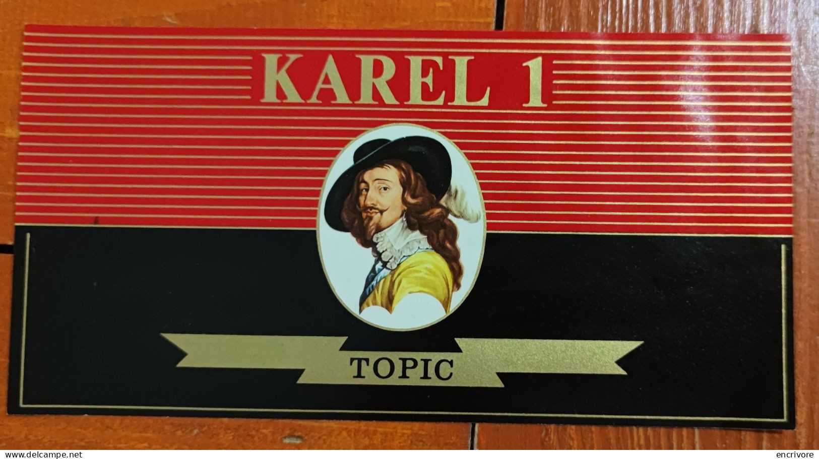 étiquette CIGARES Tabac KAREL1 TOPIC - Etiketten