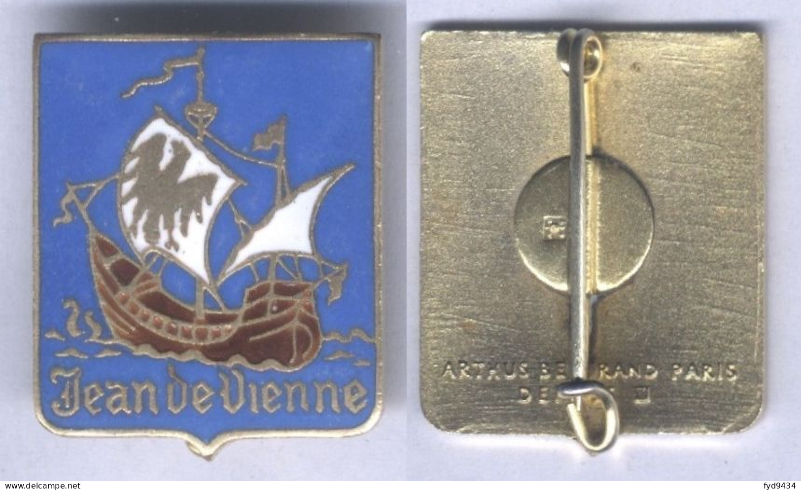 Insigne Du Croiseur Jean De Vienne - Navy