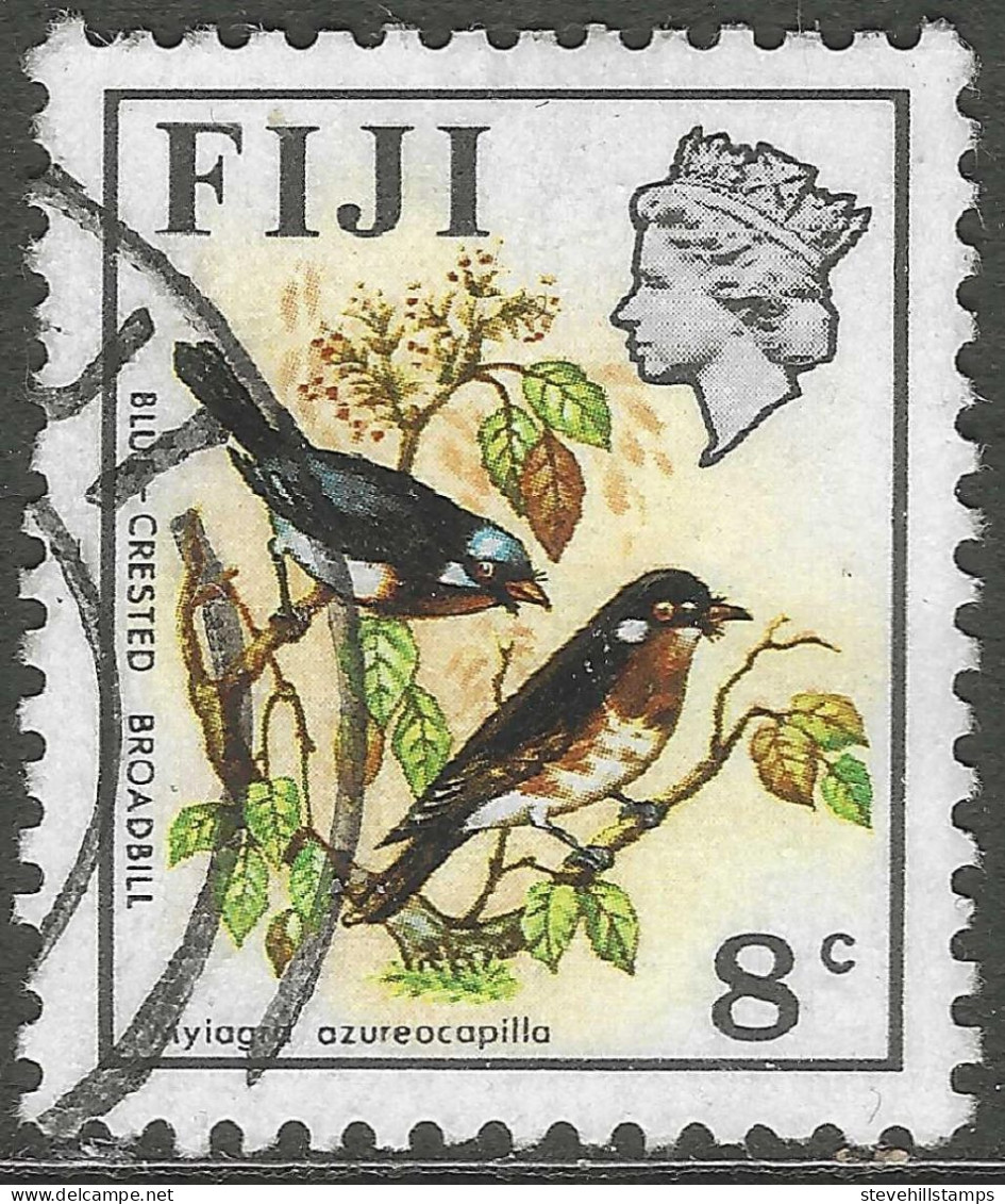 Fiji. 1971 QEII. Birds And Flowers. 8c Used. SG 441 - Fidji (1970-...)