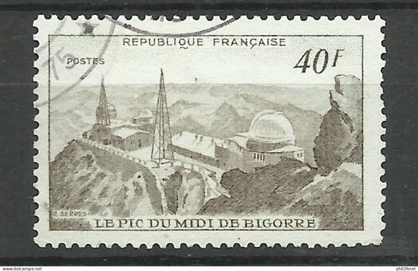 France N°  916    Pic Du Mimi  Gris Au Lieu De Violet   Oblitéré    B/TB    Voir Scans     Soldé ! ! ! - Used Stamps