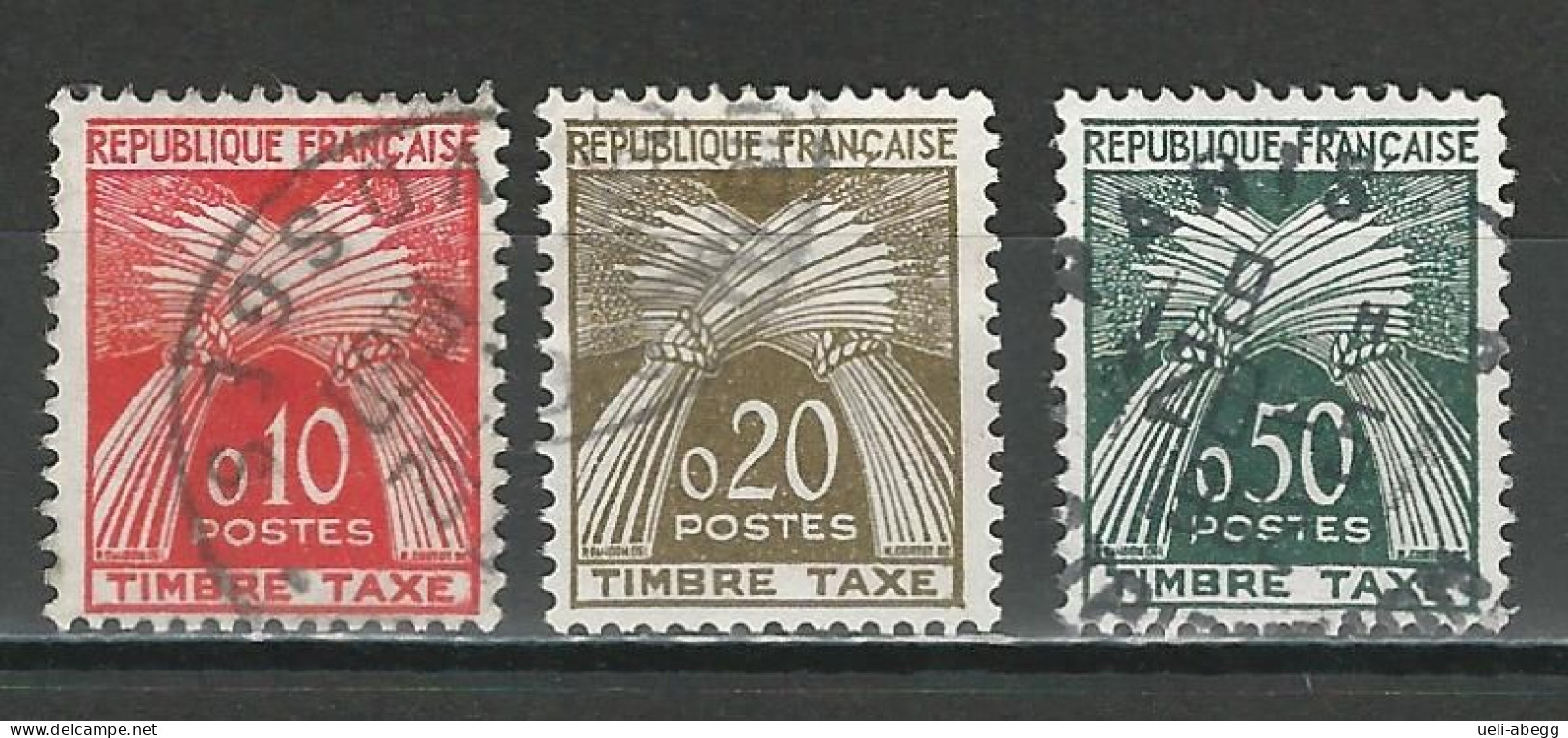 Frankreich Yv 91-93  Mi 94-96 O Used - 1960-.... Oblitérés