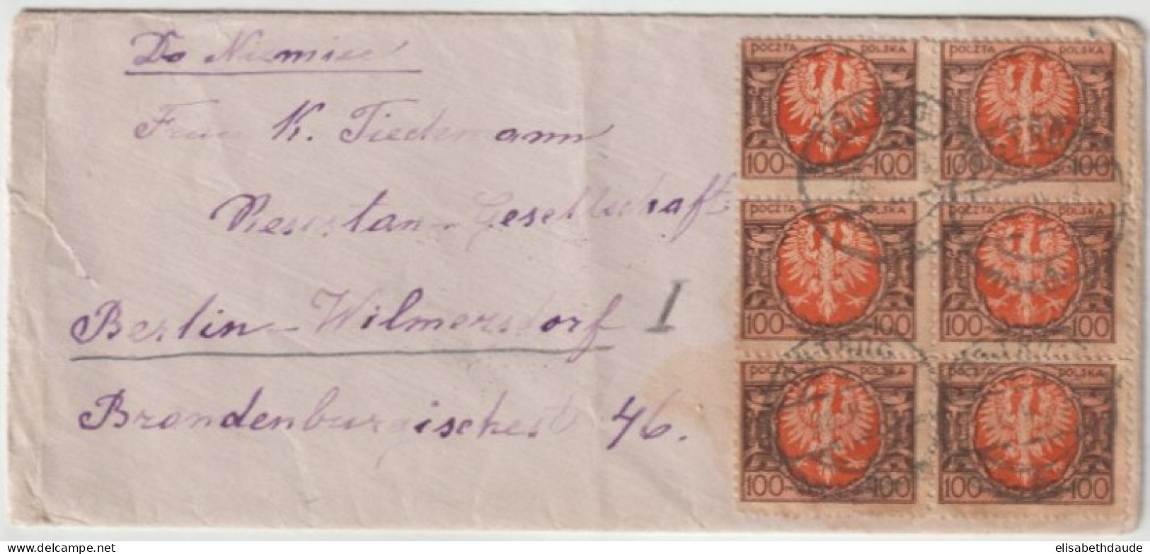 1923 - POLOGNE - ENVELOPPE De OSTROG => BERLIN - Lettres & Documents