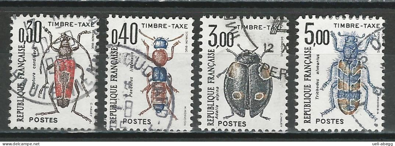 Frankreich Yv 109-12  Mi 112-15 O Used - 1960-.... Gebraucht