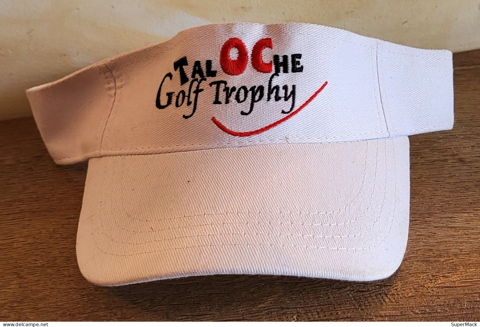 Taloche Golf Trophy, Visière De Golf Blanche Coton épais  ### NEUVE ### - Bekleidung, Souvenirs Und Sonstige
