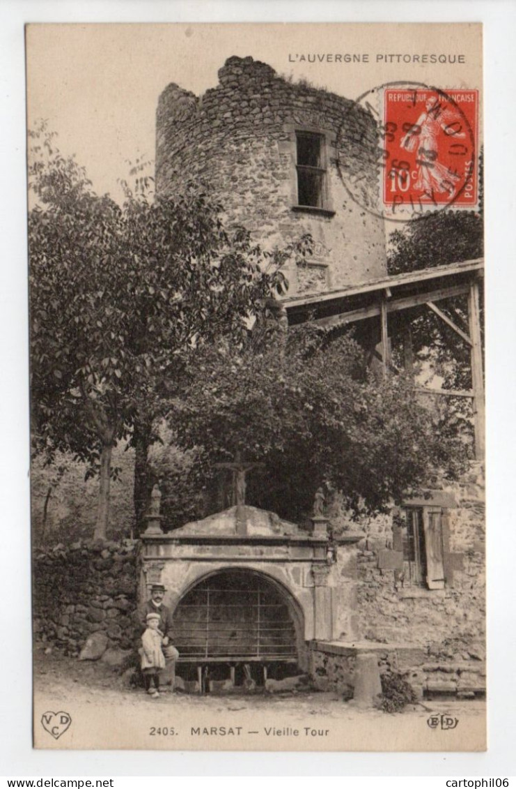 - CPA MARSAT (63) - Vieille Tour 1913 - Editions Le Deley 2406 - - Altri & Non Classificati
