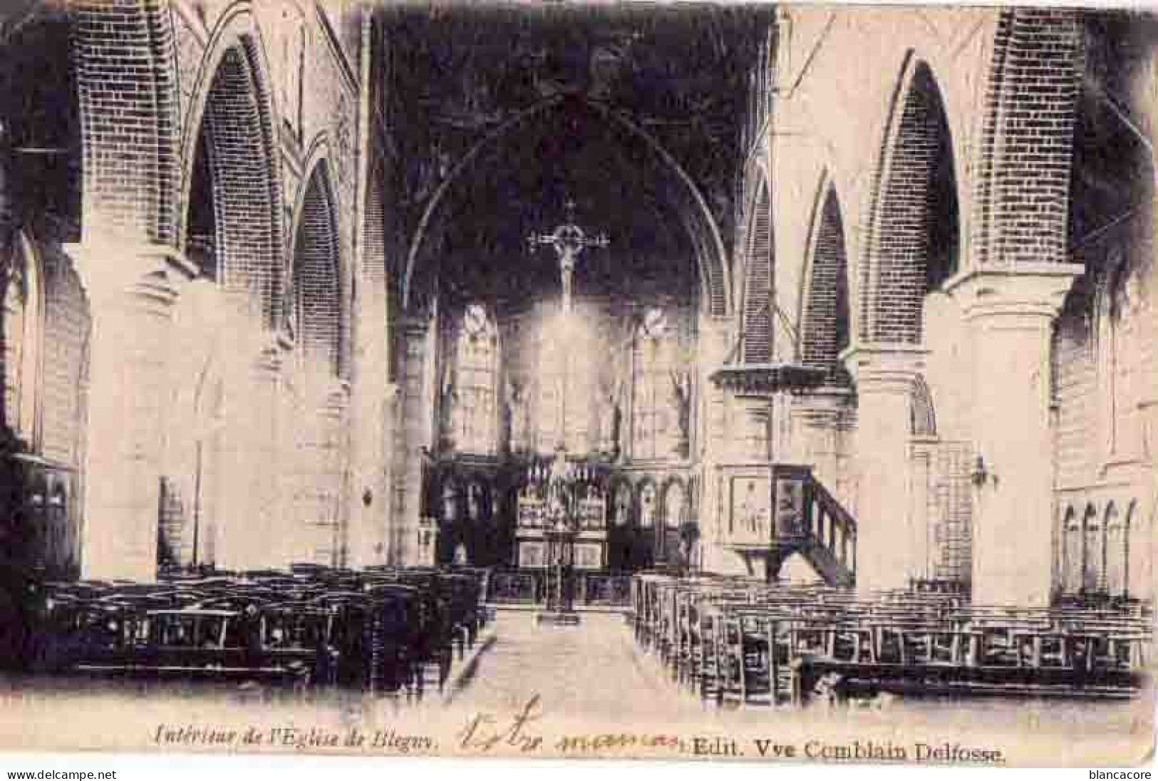 BLEGNY INTERIEUR DE L ' EGLISE - Blégny