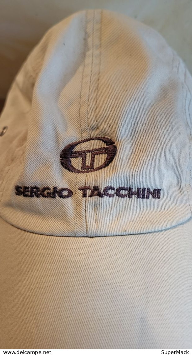 SERGIO TACCHINI, Casquette De Golf Beige, 100% Coton - Bekleidung, Souvenirs Und Sonstige