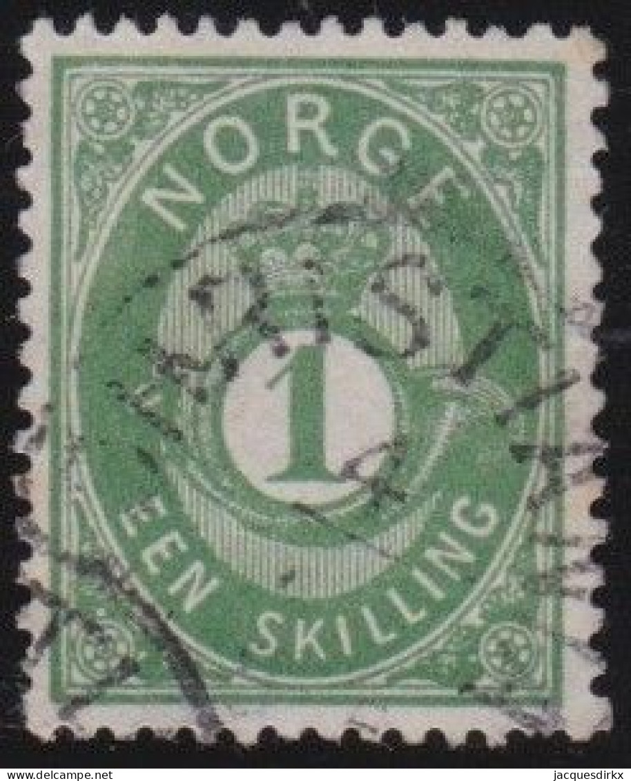 Norway   .   Y&T     .    16       .    O   .    Cancelled - Used Stamps