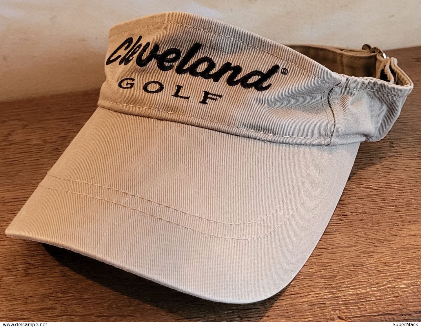 CLEVELAND GOLF, Casquette De Golf Beige, 100% Coton ### NEUVE ### - Apparel, Souvenirs & Other