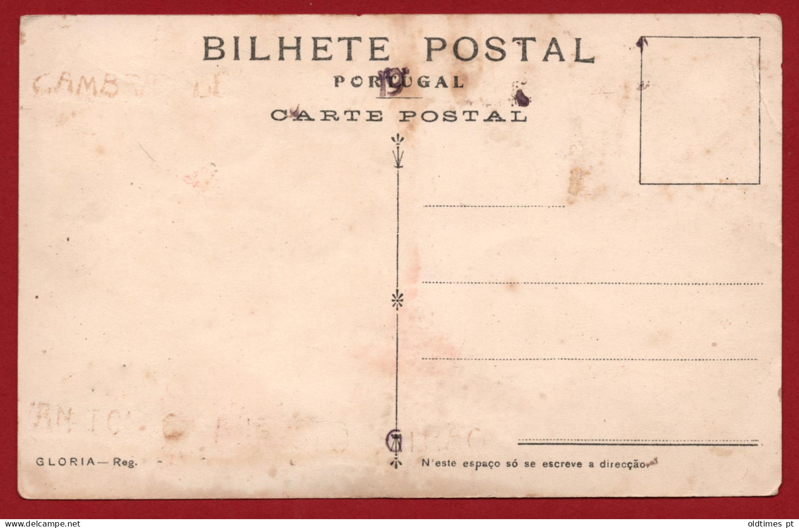 PORTUGAL - MONARQUIA E RÉPUBLICA - TRADIÇÃO VS REVOLUÇÃO - " A LUTA " - 1910 PC - Sammlungen & Sammellose