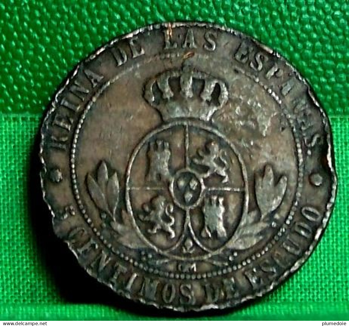 Monnaie ESPAGNE  5 CENTIMOS DE ESCUDO, ISABEL II 1868 OM  SPAIN OLD COIN - Monnaies Provinciales