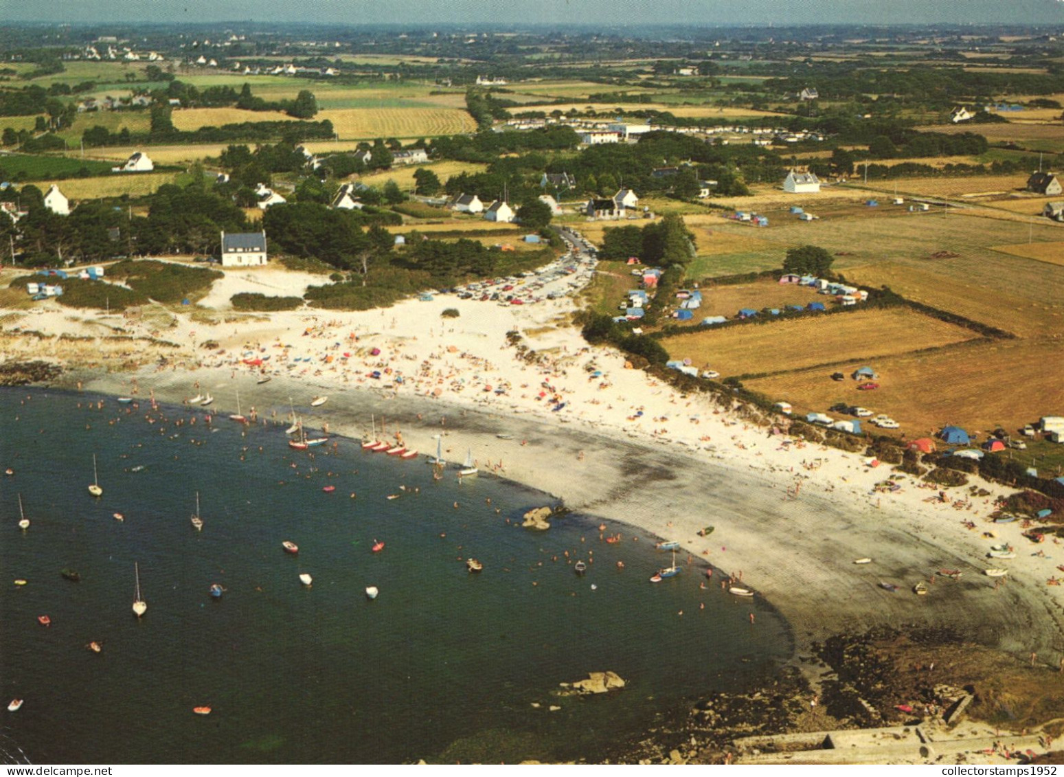 POULDOHAN, TREGUNC, BOATS, ARCHITECTURE, PANORAMA, FRANCE - Trégunc