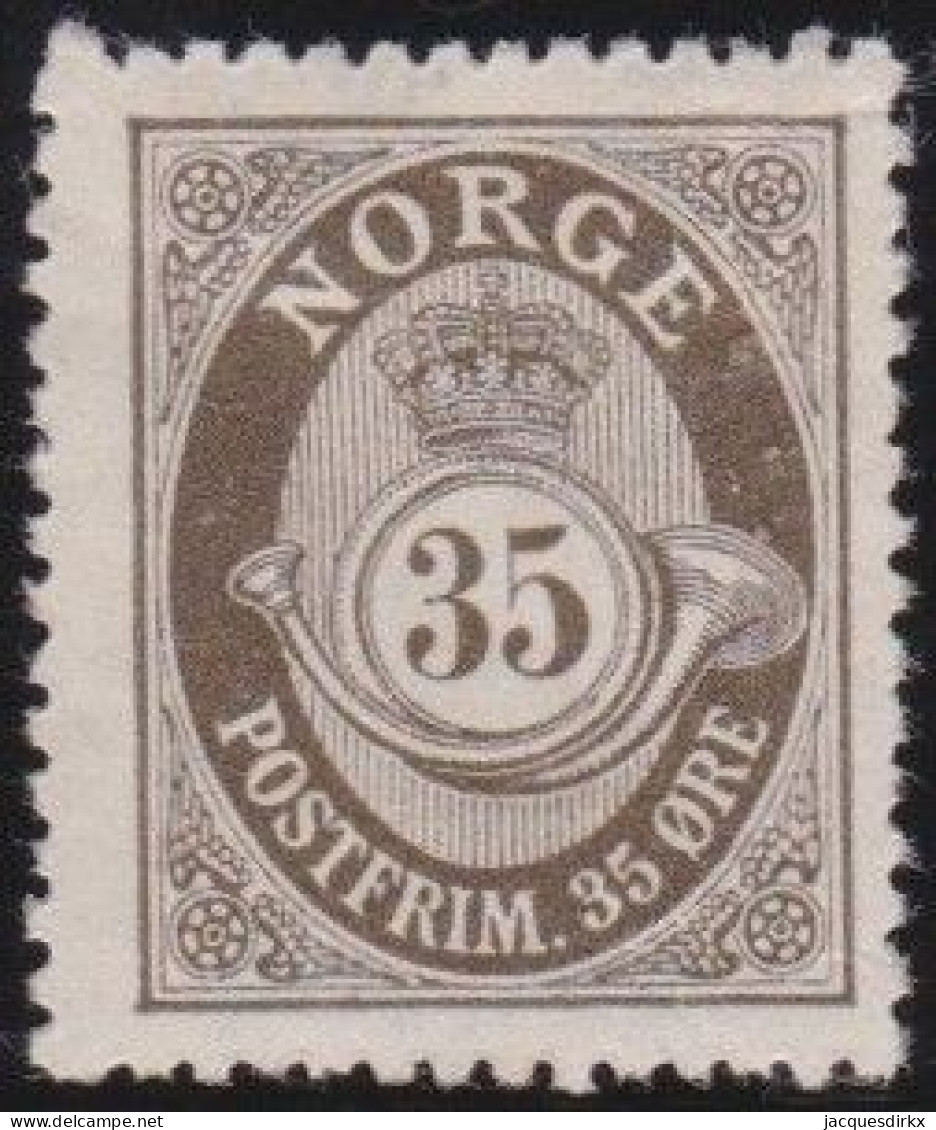 Norway   .   Y&T     .    80     .    *     .     Mint-hinged - Ongebruikt