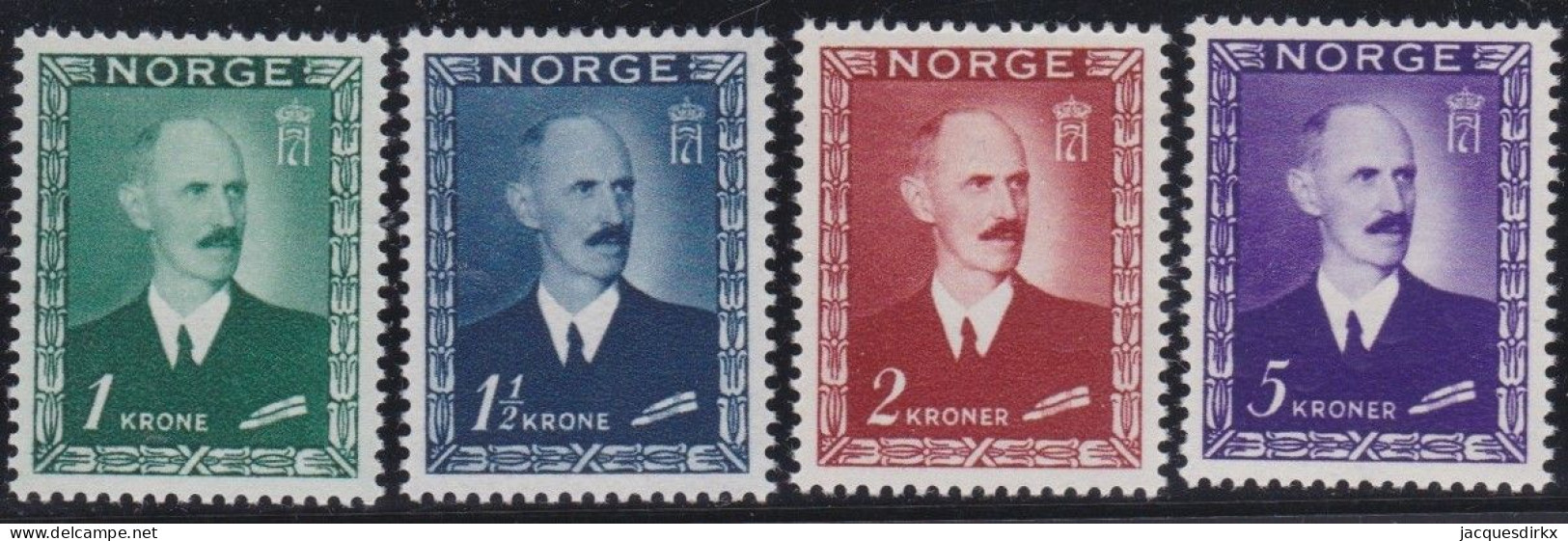 Norway   .   Y&T     .    285/288      .    **      .     MNH - Unused Stamps