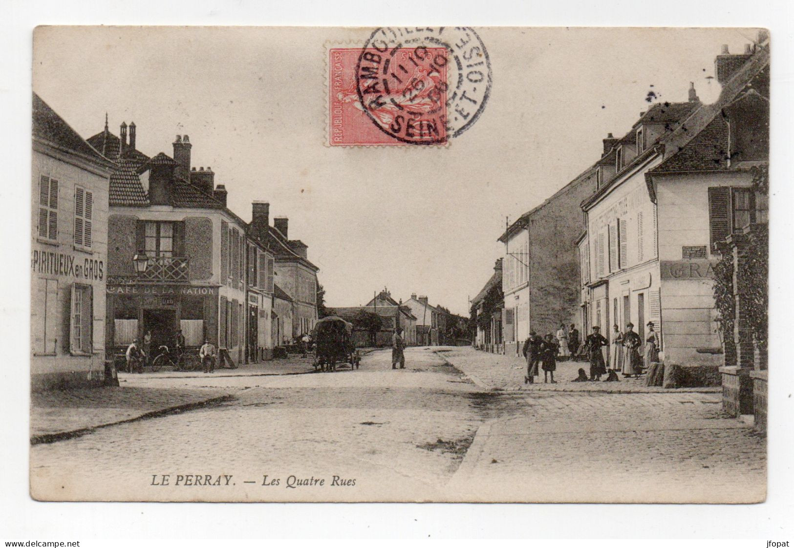 78 YVELINES - LE PERRAY Les Quatre Rues - Le Perray En Yvelines